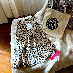 Realization silk skirt